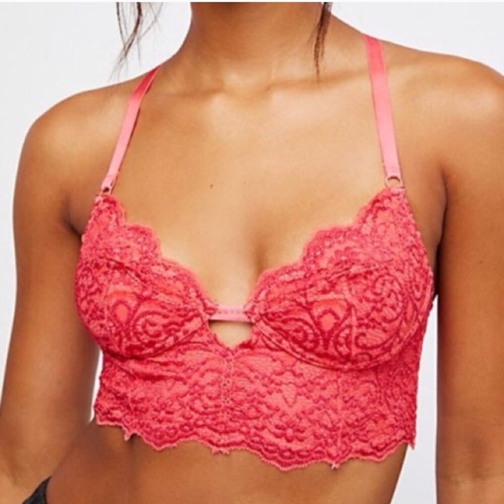 FREE PEOPLE embroidered bralette - Picture 2 of 8